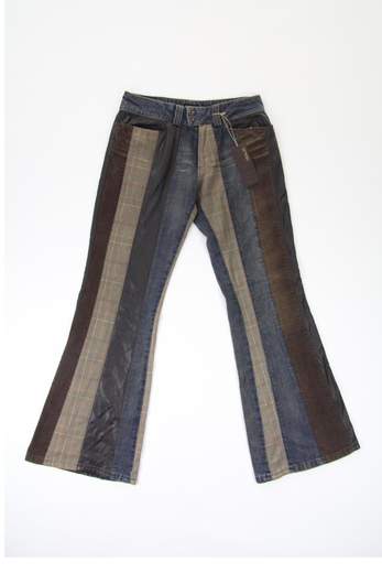 ENERGIE Stripe Beaver Jeans Patchwork (Used)