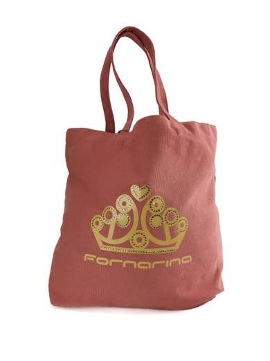 FORNARINA Penelope Strass Canvas Tote Bag