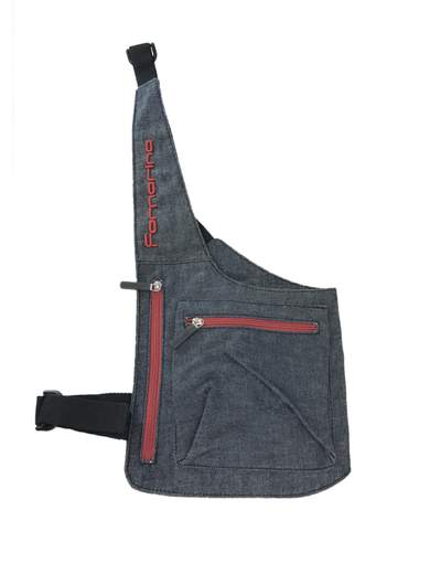 FORNARINA AEFB022 Flat Denim Shoulder/Body Bag