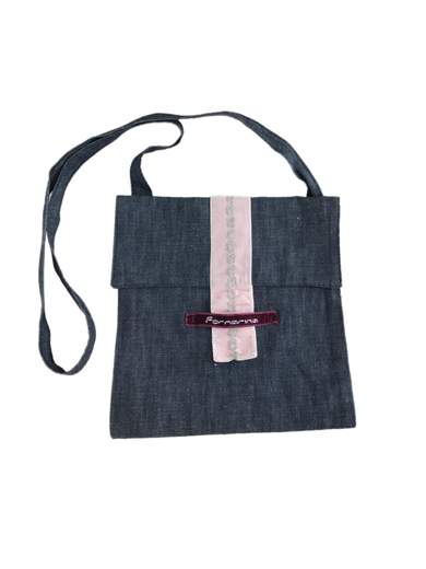 FORNARINA Corniola Women Flat Denim Shoulder Bag