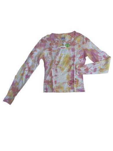 MISS SIXTY Ho-Ci-Min T-Shirt Tie-Dye a manica lunga