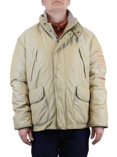 KEJO Navy Giacca Piumino Lunga