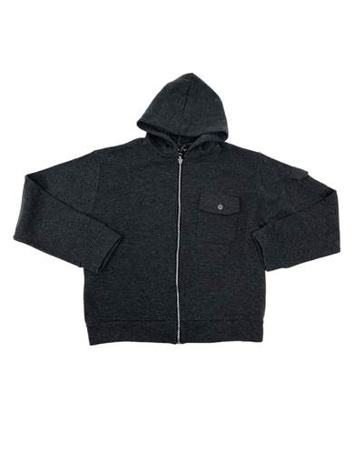 ABSOLUT JOY P836585 maglia lana/acrilico con zip e cappuccio