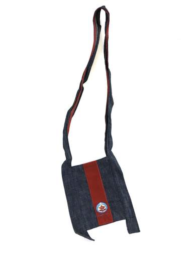 FORNARINA Sakata Women H Shaped Denim Pouch with Strap