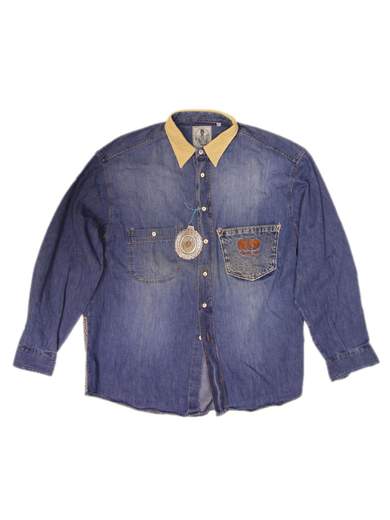 TURQUOISE DENIM SHIRT