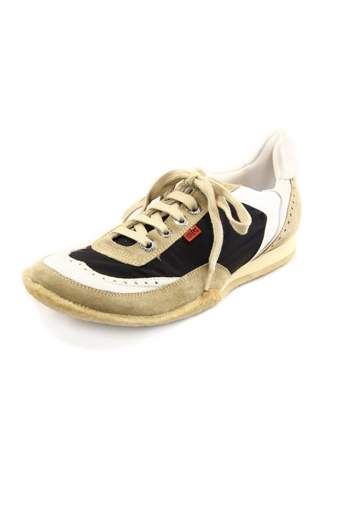 KICKERS STAN-M Sneakers Suede/Nylon mesh Beige-Black
