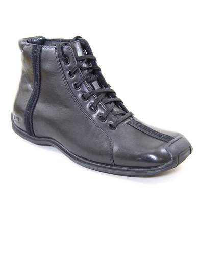 DIESEL Lager Leather Mid Boots