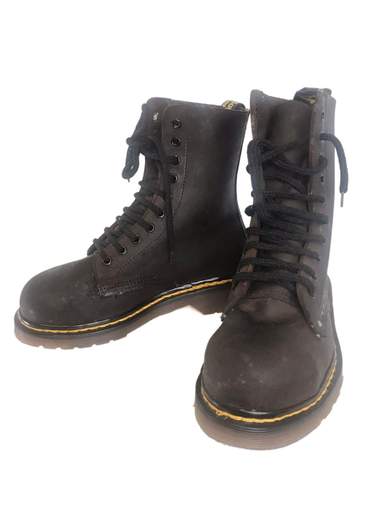 DR MARTENS 10 Eye Choco Vintage Boots