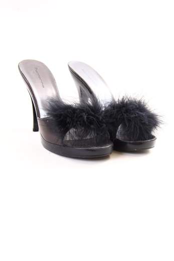 FORNARINA PIFMA1829WV Stiletto Heel Shoes with Feathers