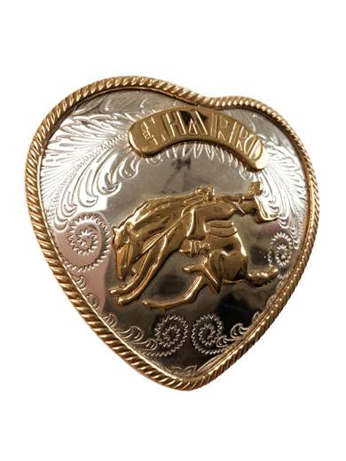 EL CHARRO HEART BUCKLE