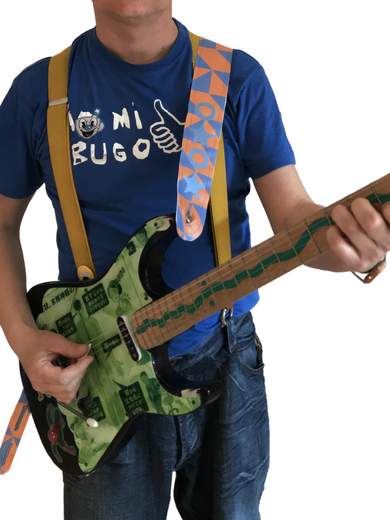 GIGOLÈ ARCHIVE Tracolla per chitarra in PVC