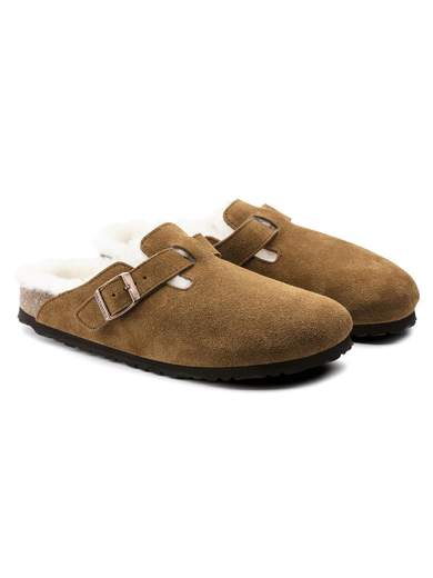 Birkenstock Boston Fur 1001141 zoccoli con pelliccia