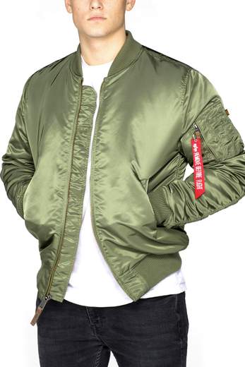ALPHA INDUSTRIES MA-1 LONG BOMBER JACKET 168100
