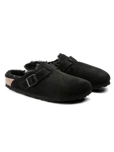 Birkenstock Boston Fur 0259883 zoccoli con pelliccia
