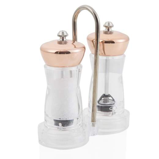 BRANDANI Macina sale e pepe rose gold con supporto in plastica
