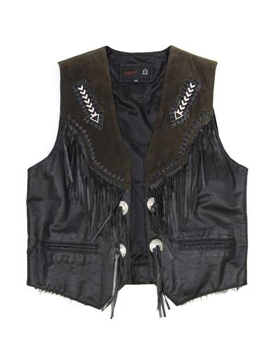 GIGOLEATHER LTHR-GILET-FRANGE-01