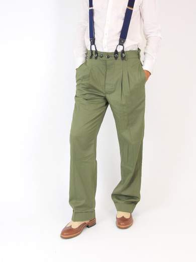 RINOMATA SARTORIA GIGOLE SWING PANT GREEN