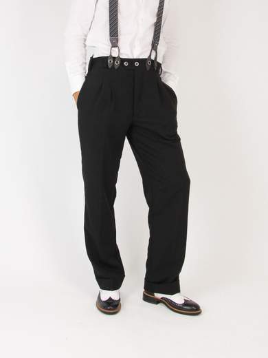 RINOMATA SARTORIA GIGOLE SWING PANT NERO