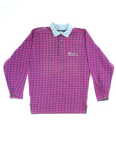 BEST COMPANY PURPLE POLO SWEATER