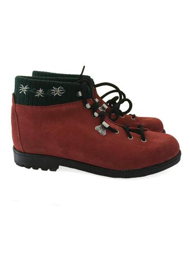 SUDTIROLER TRACHTENSCHUE Südtiroler Trachtenschue 5715 Red Alpine Shoes