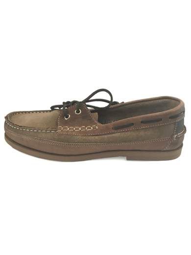 EL CHARRO 408 Brown Boat Shoes