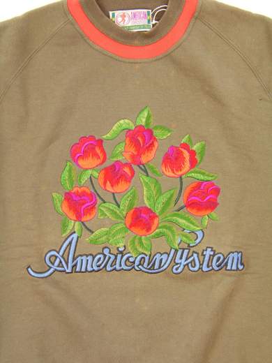 AMERICAN SYSTEM FELPA CON ROSE