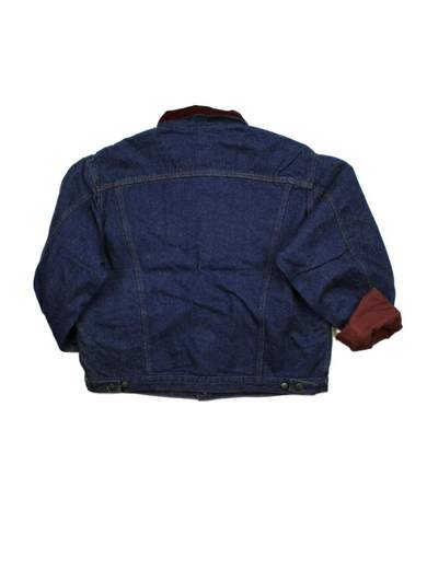AVIREX 026345 Denim Jacket with Purple Lining