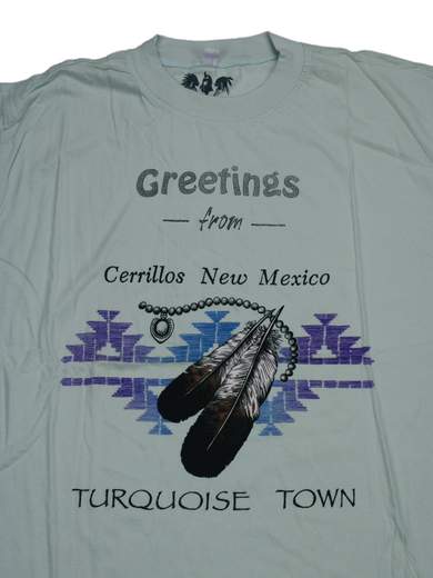 TURQUOISE Cerillos Tee