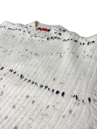 GIGOLÈ ARCHIVE Circus Red maglione a macchie