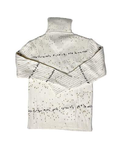 GIGOLÈ ARCHIVE Circus Red maglione collo alto a macchie