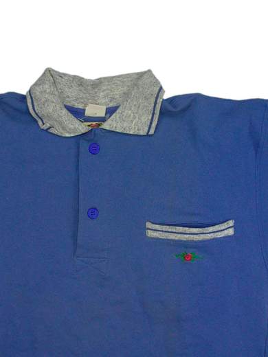 EL CHARRO GreyBlue Polo