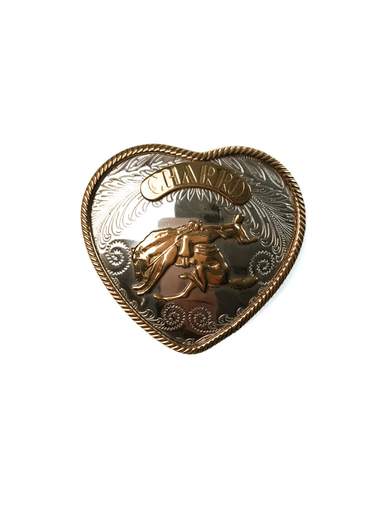 EL CHARRO HEART BUCKLE