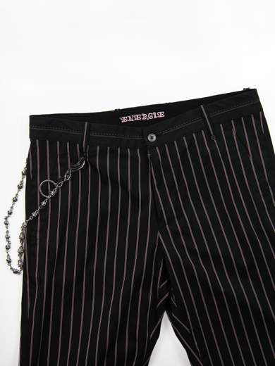 ENERGIE Purdex El Dia de Los Muertos pantaloni gessati