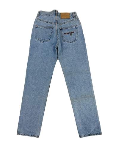 TURQUOISE Feather Jeans