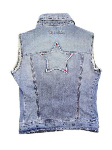 FORNARINA 5 Jacket giacca in denim senza maniche