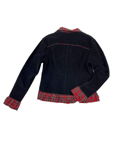 QUEEN OF DARKNESS JA1O44 Gothic Jacket with Tartan Touches