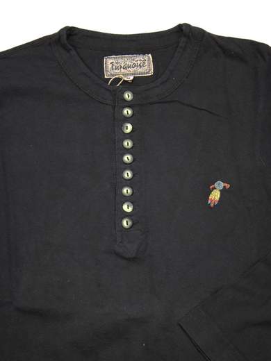 TURQUOISE Seraphy Nine Serafino T-Shirt