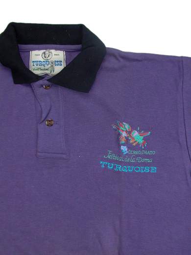 TURQUOISE Cerrochato Polo T-Shirt