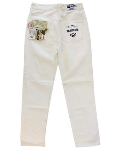 TURQUOISE In the Navy Embroidered Jeans