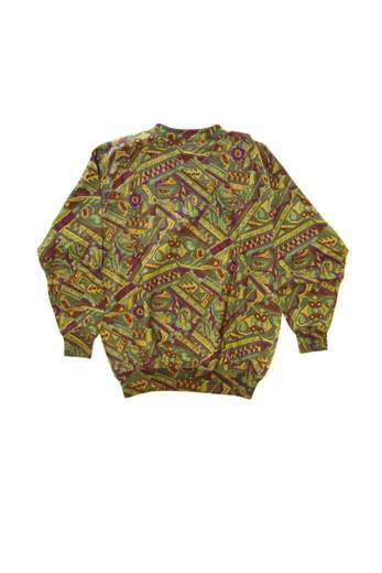 AMERICAN SYSTEM GREEN/PURPLE FELPA