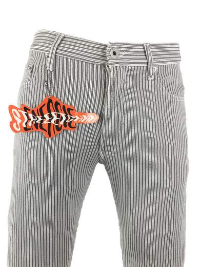 ENERGIE Drill Stretch Pinstriped Jeans gessato e elasticizzato