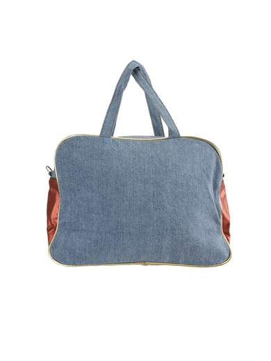 FORNARINA Exalo 5 Red Denim Women Bag with Removable Strap