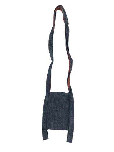 FORNARINA Hirosaki Women H Shaped Denim Pouch with Shoulder Strap