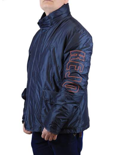 KEJO Navy Giacca Piumino Lunga
