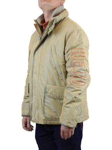 KEJO Navy Giacca Piumino Lunga