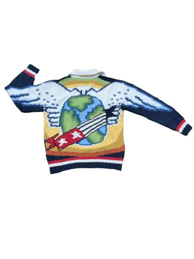 GIGOLÈ ARCHIVE TWE 2RS colorato maglione full zip