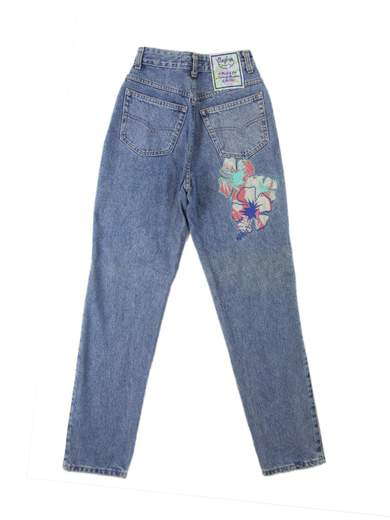 UNIFORM FLOWERS JEANS
