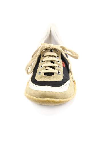 KICKERS STAN-M Sneakers Suede/Nylon mesh Beige-Black