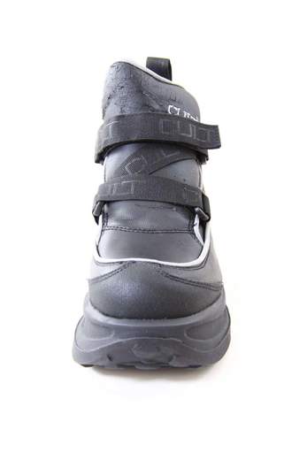 CULT CL1704UZD87 Pol Abuse Darwin Vintage Synthetic Slip-On with Wedge Heel Black