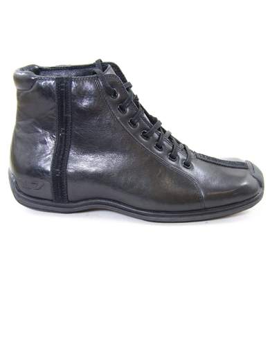DIESEL Lager Leather Mid Boots